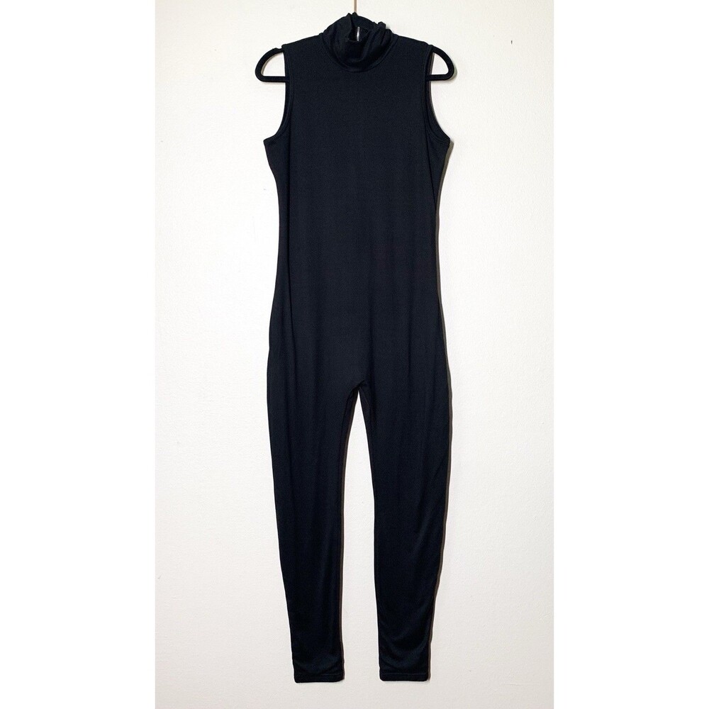 Bumpsuit The Stevie Maternity Unitard M Black High Neck Sleeveless